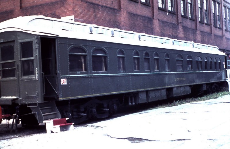 Exterior view of LORETTO II at the Magee Transportation Museum